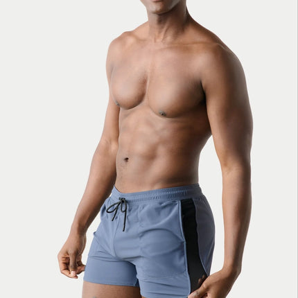 AWRY Edge 4-Inch Shorts W/Mesh Panel - Blue
