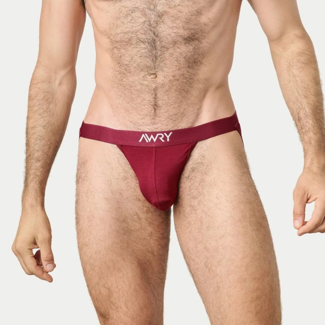 AWRY Essential Modal Jockstrap - Burgundy