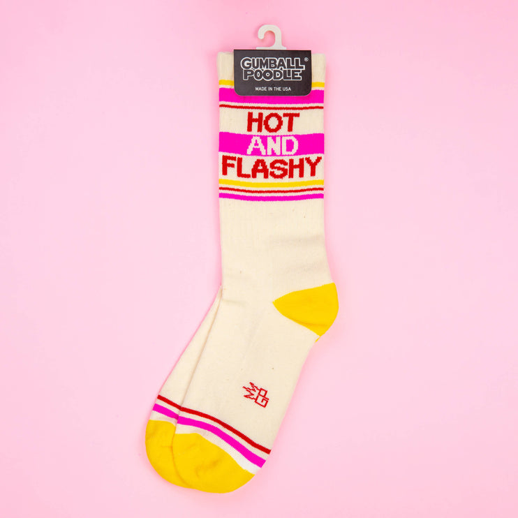 Gumball Poodle Hot and Flashy Gym Crew Socks