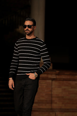 Donato Rayas sweater black/white