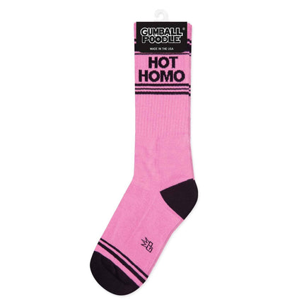 Gumball Poodle Hot Homo Gym Crew Socks