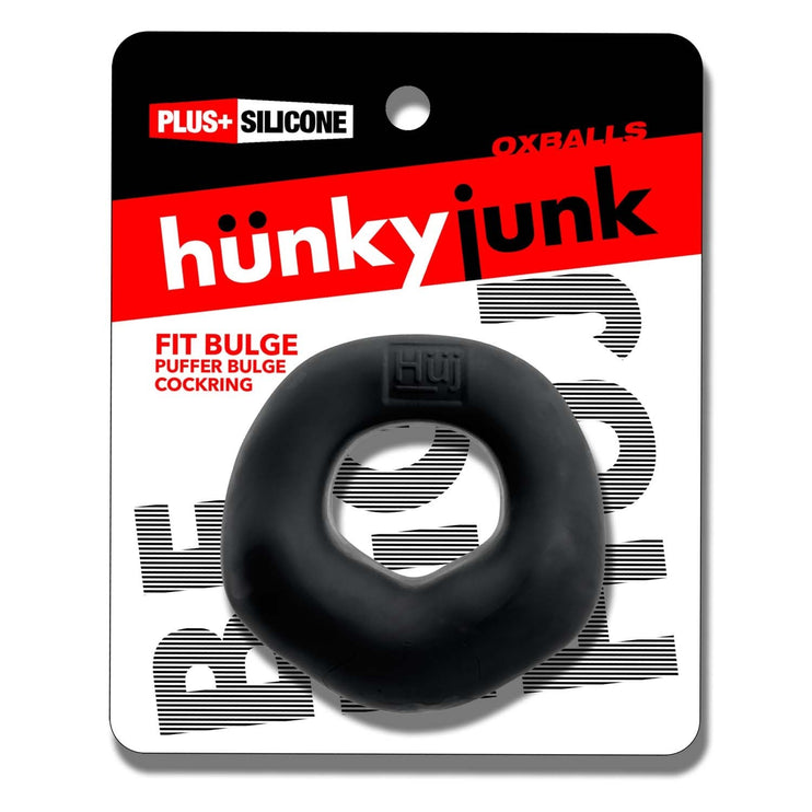 Oxballs Fit Bulge Cockring - Black Fog