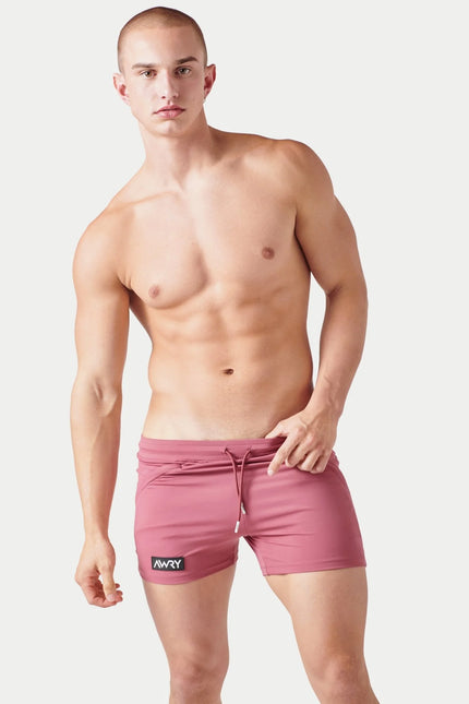 AWRY Freestyle 3.5-Inch Shorts - Blush Red