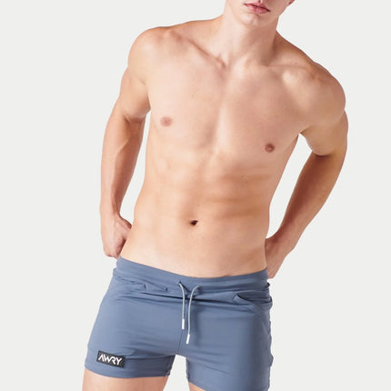 AWRY Freestyle 3.5-Inch Shorts - Cadet Grey