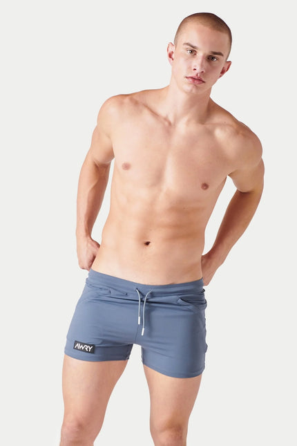 AWRY Freestyle 3.5-Inch Shorts - Cadet Grey