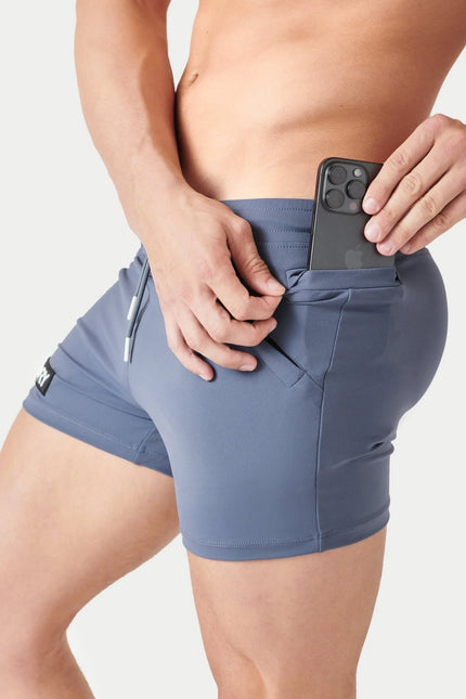 AWRY Freestyle 3.5-Inch Shorts - Cadet Grey