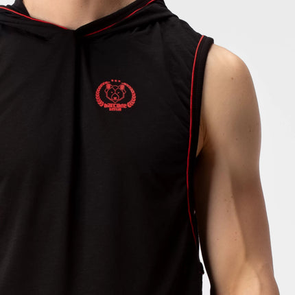 Barcode Berlin Malakai muscle hoodie black