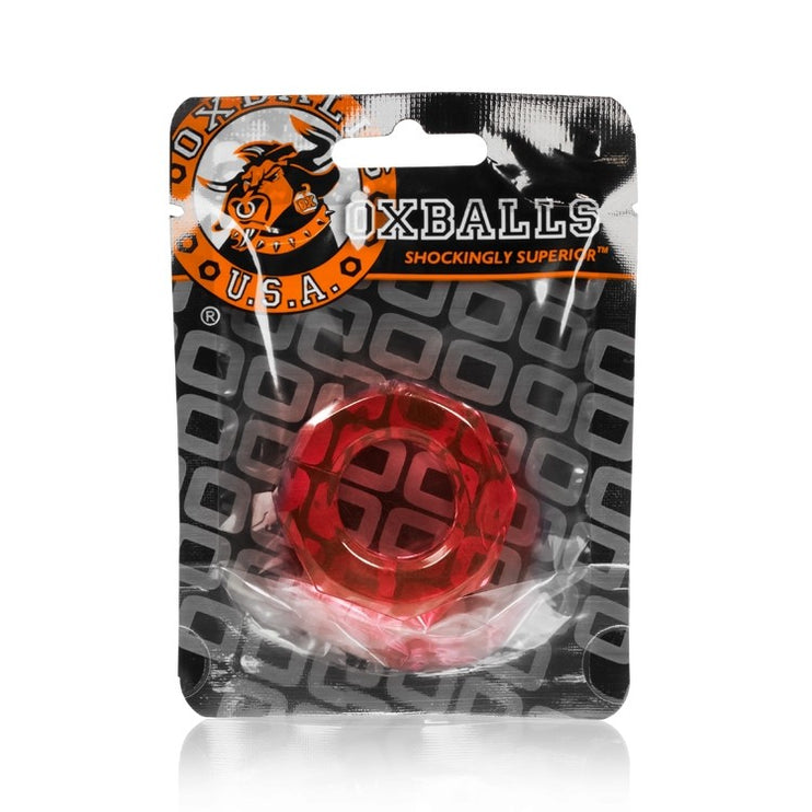 Oxballs Humpballs Jelly Cockring - Ruby