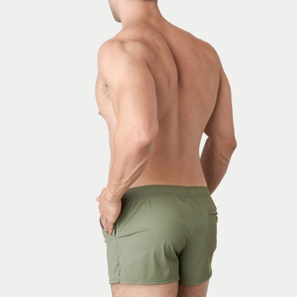 AWRY Hybrid 2.5-Inch Swim Gym Shorts - Moss Green