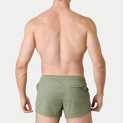 AWRY Hybrid 2.5-Inch Swim Gym Shorts - Moss Green