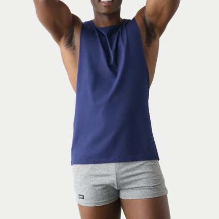 AWRY Impact Muscle Tank - Navy