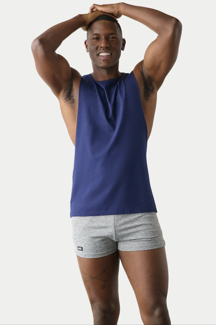 AWRY Impact Muscle Tank - Navy