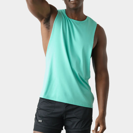 AWRY Impact Muscle Tank - Turquoise