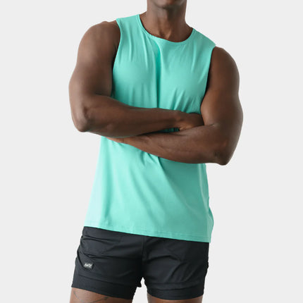 AWRY Impact Muscle Tank - Turquoise