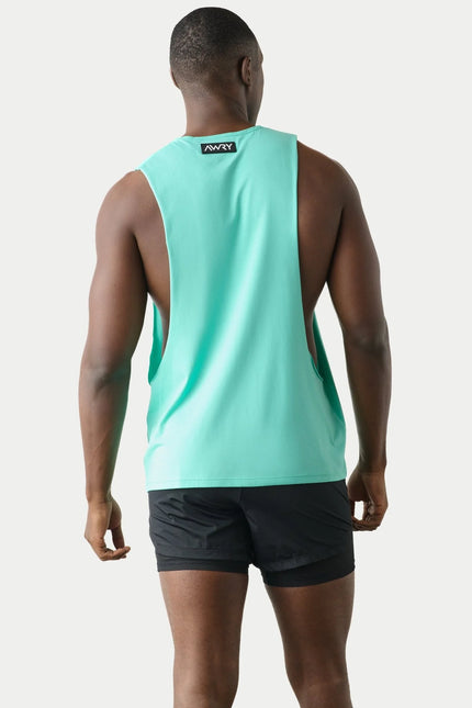 AWRY Impact Muscle Tank - Turquoise