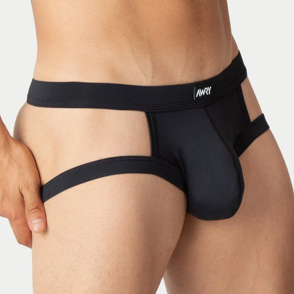 AWRY Impulse Jock Thong - Black