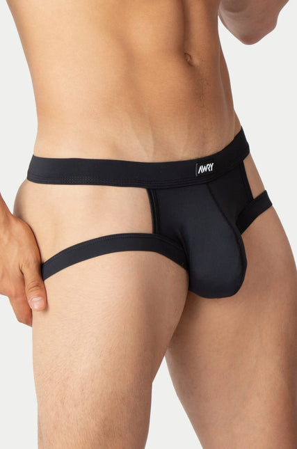 AWRY Impulse Jock Thong - Black