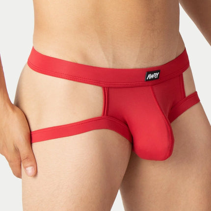 AWRY Impulse Jock Thong - Red