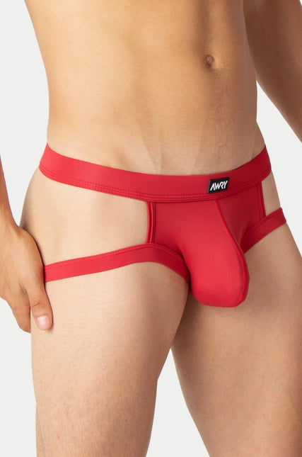 AWRY Impulse Jock Thong - Red