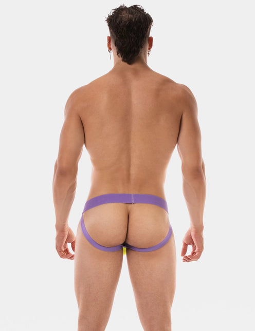 Barcode Berlin Arlo Mesh Jockstrap - Neon Green