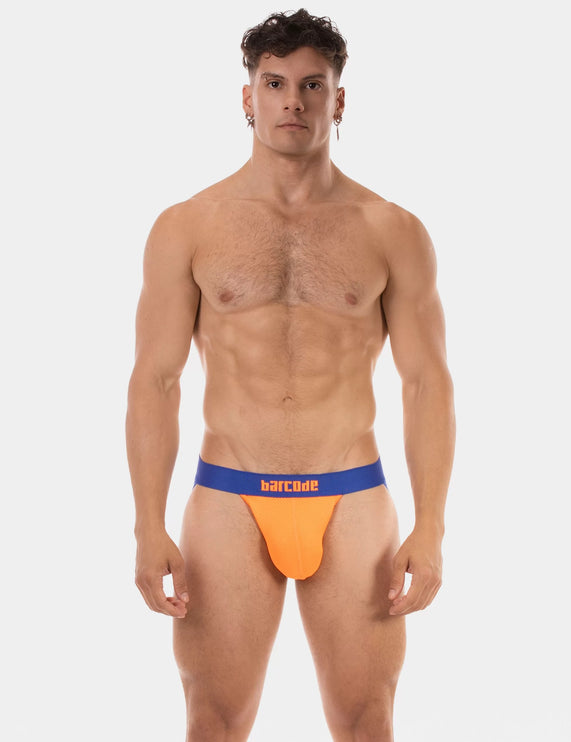 Barcode Berlin Arlo mesh jockstrap neon orange