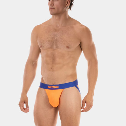Barcode Berlin Arlo mesh jockstrap neon orange