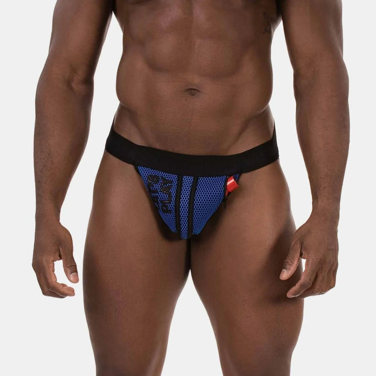 Barcode Berlin Let's Play jockstrap w/pocket black/blue
