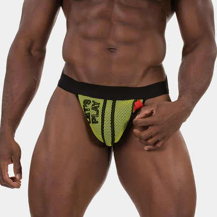 Barcode Berlin Let's Play jockstrap w/pocket black/yellow