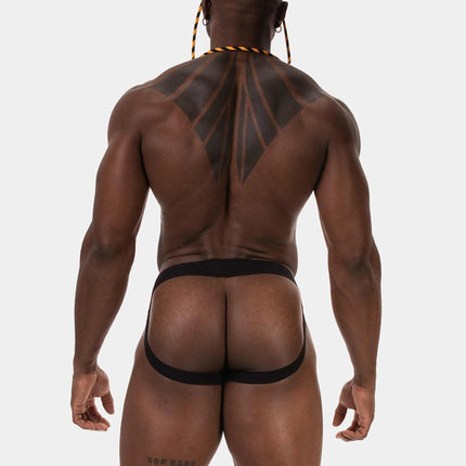 Barcode Berlin Let's Play jockstrap w/pocket black/yellow