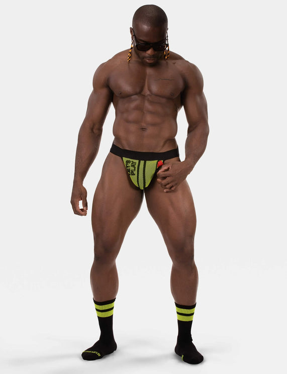 Barcode Berlin Let's Play jockstrap w/pocket black/yellow