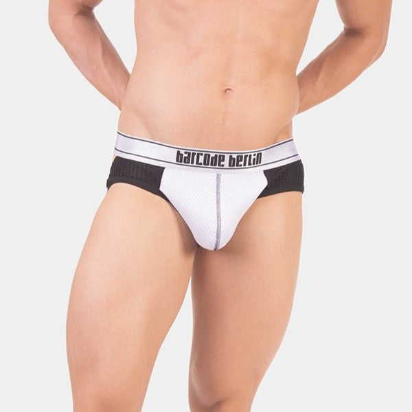 Barcode Berlin Nils mesh jockstrap white