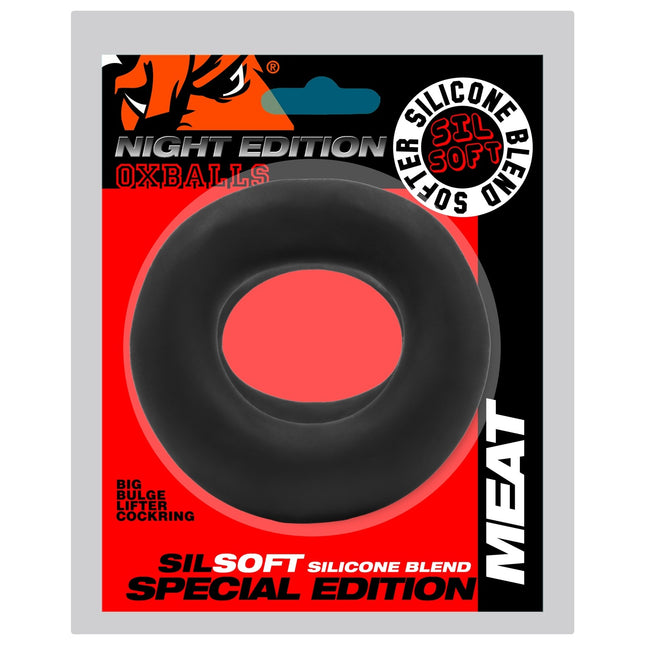Oxballs Meat Bulge Cockring - Night Black