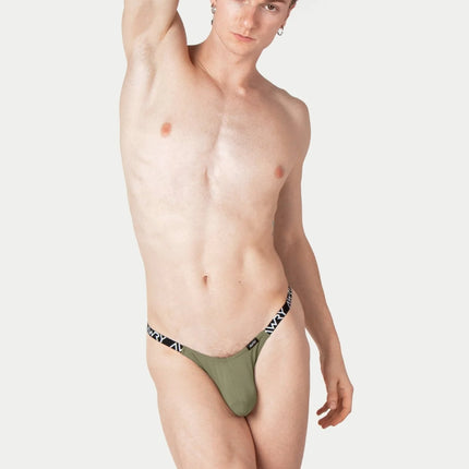 AWRY Modern Thong - Moss Green