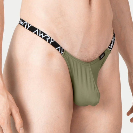 AWRY Modern Thong - Moss Green