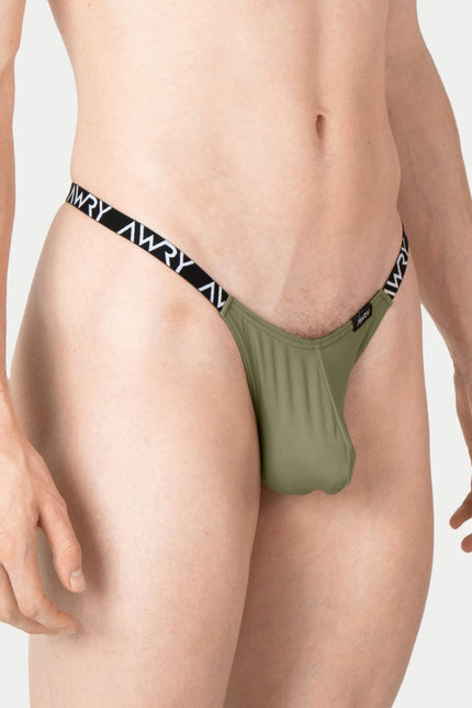 AWRY Modern Thong - Moss Green