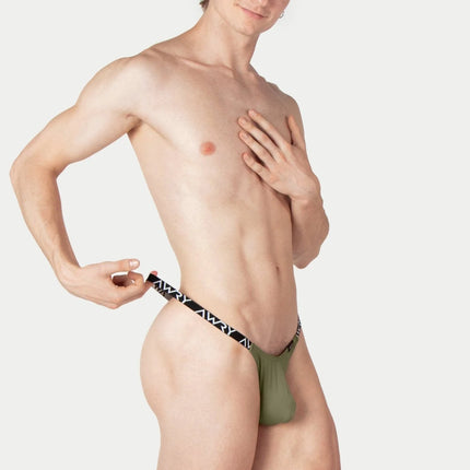 AWRY Modern Thong - Moss Green