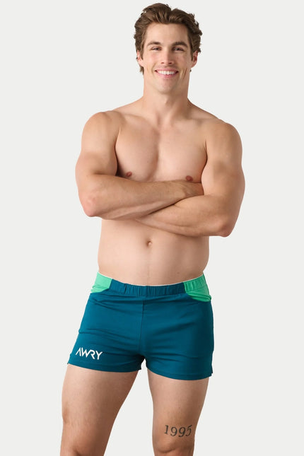 AWRY Playoff 2.5-Inch Shorts - Teal
