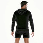 Code 22 Plush Velvet hoodie 9918 black