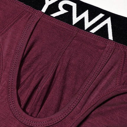 AWRY Pocket Enhancing Bamboo Brief - Berry Red