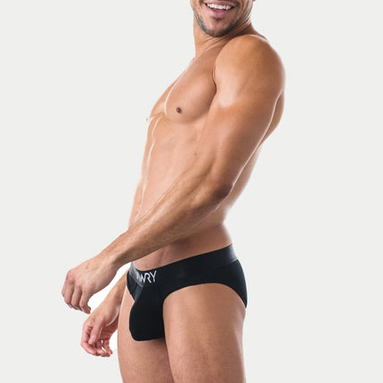 AWRY Pocket Enhancing Bamboo Brief - Black