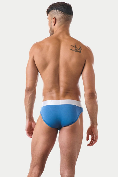AWRY Pocket Enhancing Bamboo Brief - Blue