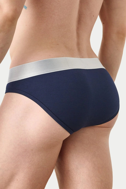 AWRY Pocket Enhancing Bamboo Brief - Navy