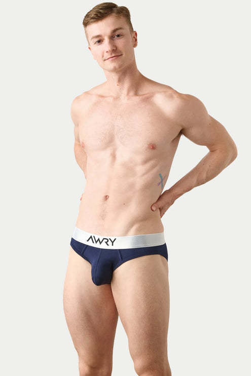AWRY Pocket Enhancing Bamboo Brief - Navy