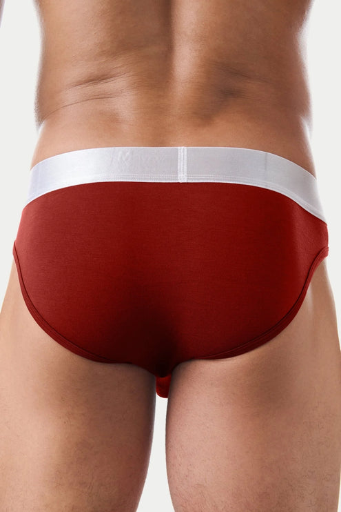 AWRY Pocket Enhancing Bamboo Brief - Rust