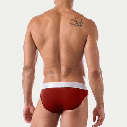 AWRY Pocket Enhancing Bamboo Brief - Rust