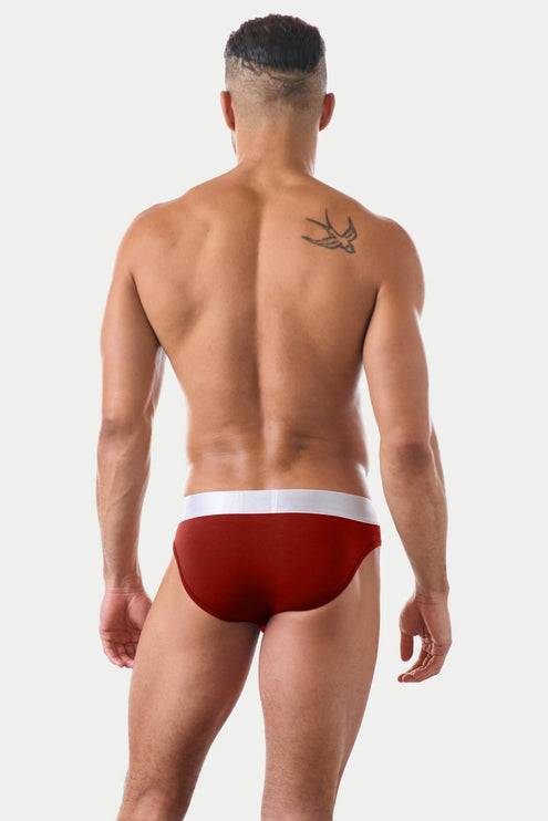 AWRY Pocket Enhancing Bamboo Brief - Rust