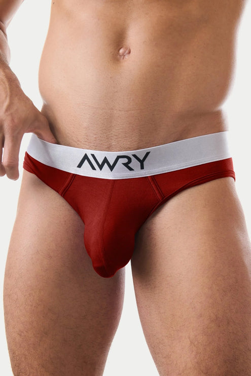 AWRY Pocket Enhancing Bamboo Brief - Rust