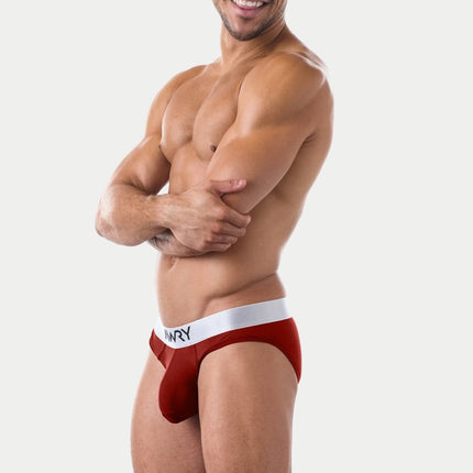 AWRY Pocket Enhancing Bamboo Brief - Rust