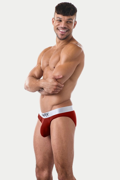 AWRY Pocket Enhancing Bamboo Brief - Rust