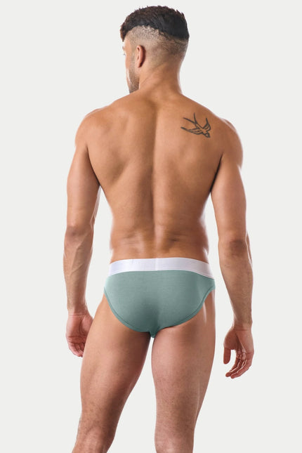 AWRY Pocket Enhancing Bamboo Brief - Soft Teal